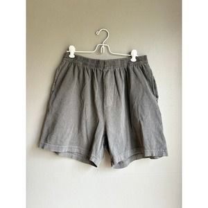 Talentless Womens‎ Shorts High Rise Elastic Waist Pull-On Relaxed Gray Size XXL